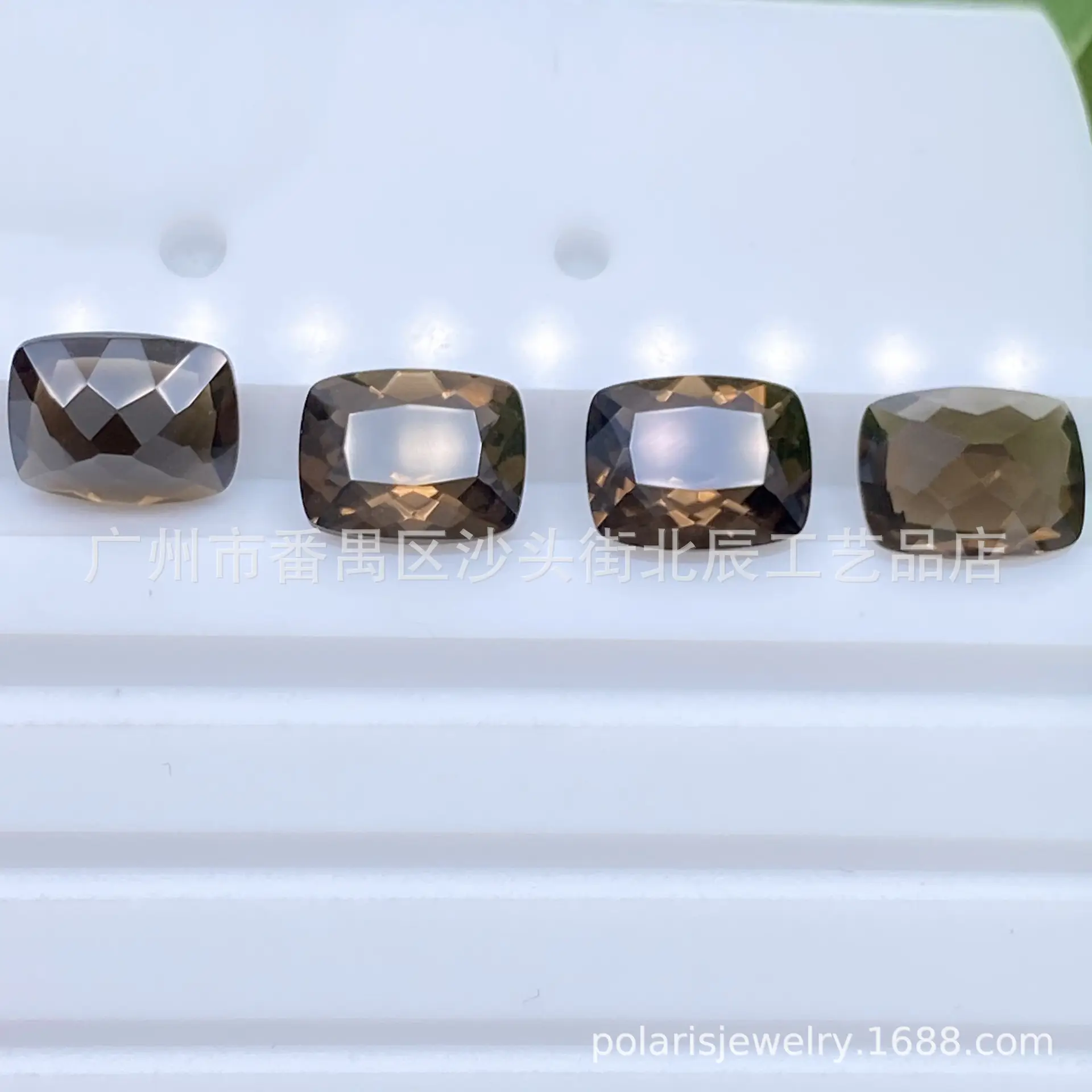 Natural Tea Crystal Face Pillow Ring 6x4mm to 20x15mm — feature 5