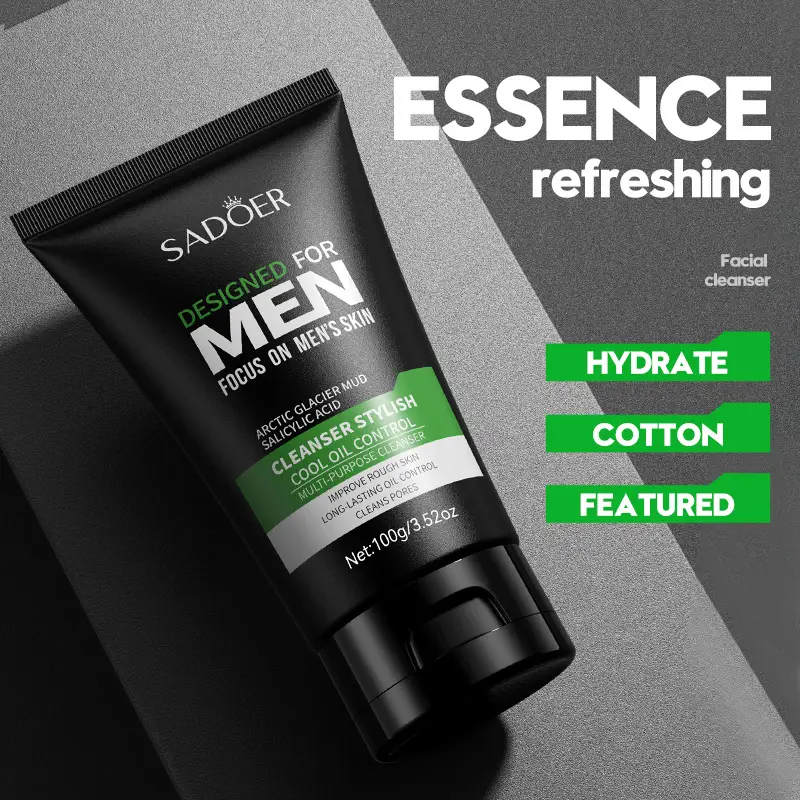 Men's Cool Facial Cleanser 100g Cross-Border Wholesale - Image 4
