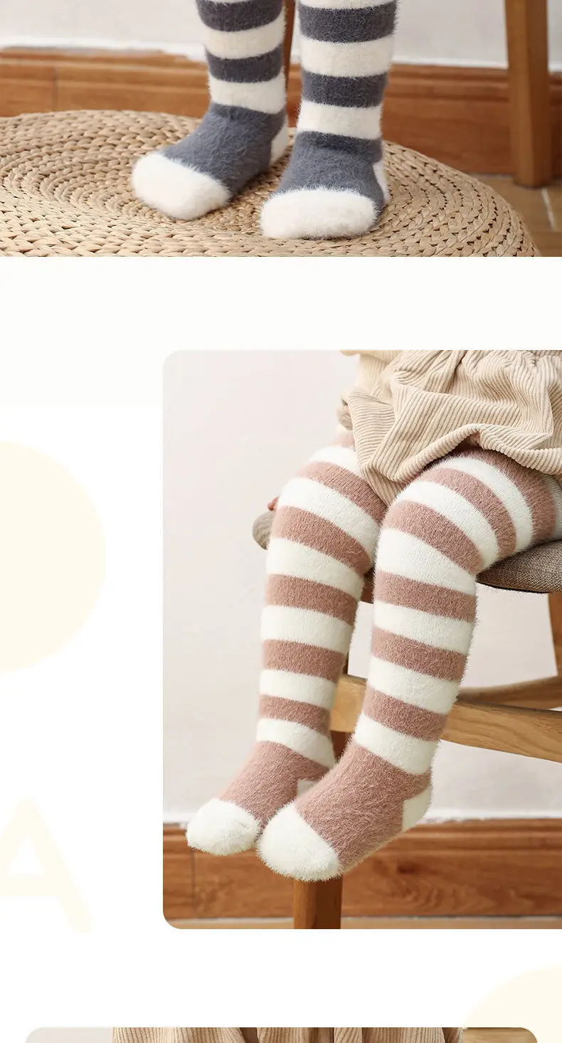 Baby Fleece Knee Socks for Baby Floor Socks No Leg — feature 12