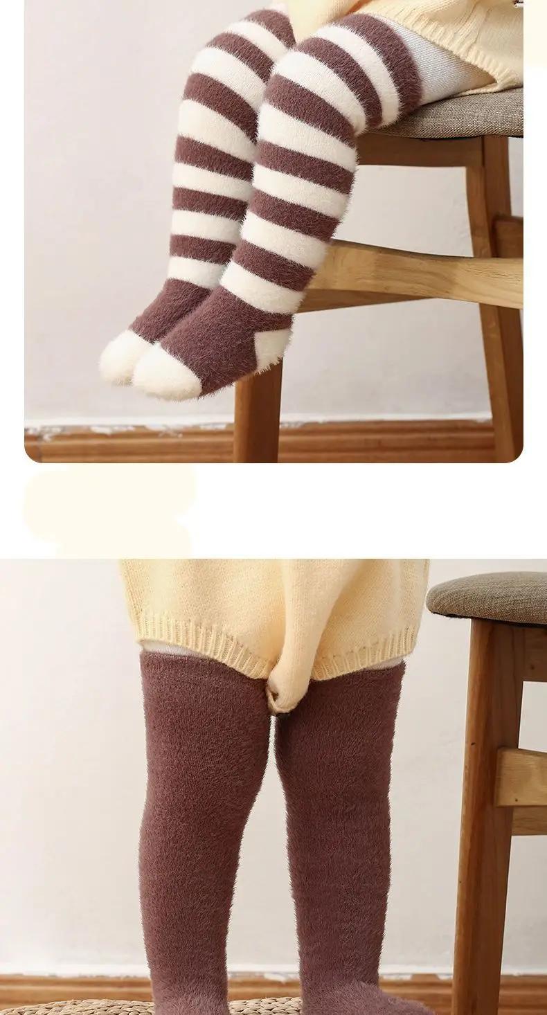 Baby Fleece Knee Socks for Baby Floor Socks No Leg — feature 15