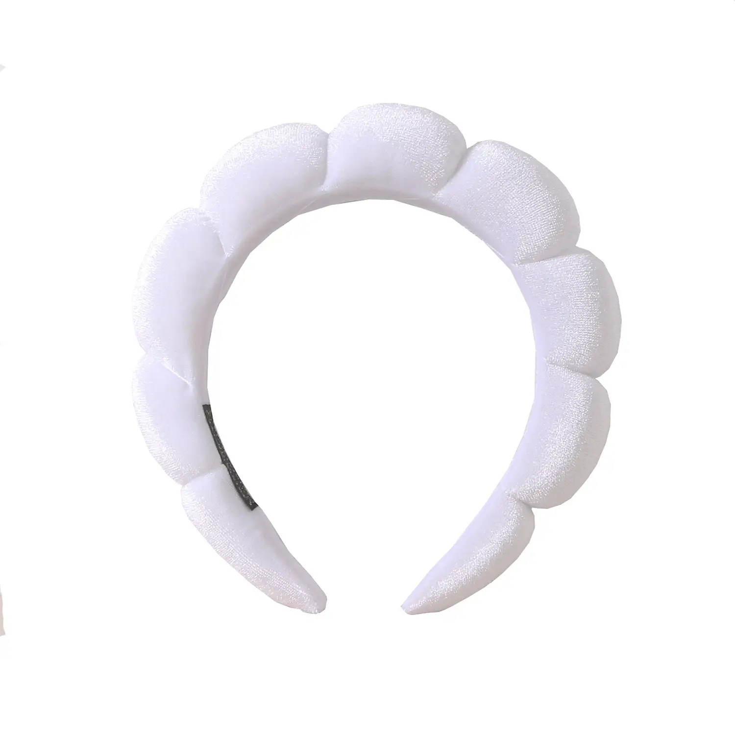 Blue Velvet Water Ripple SPA Hair Band for Women