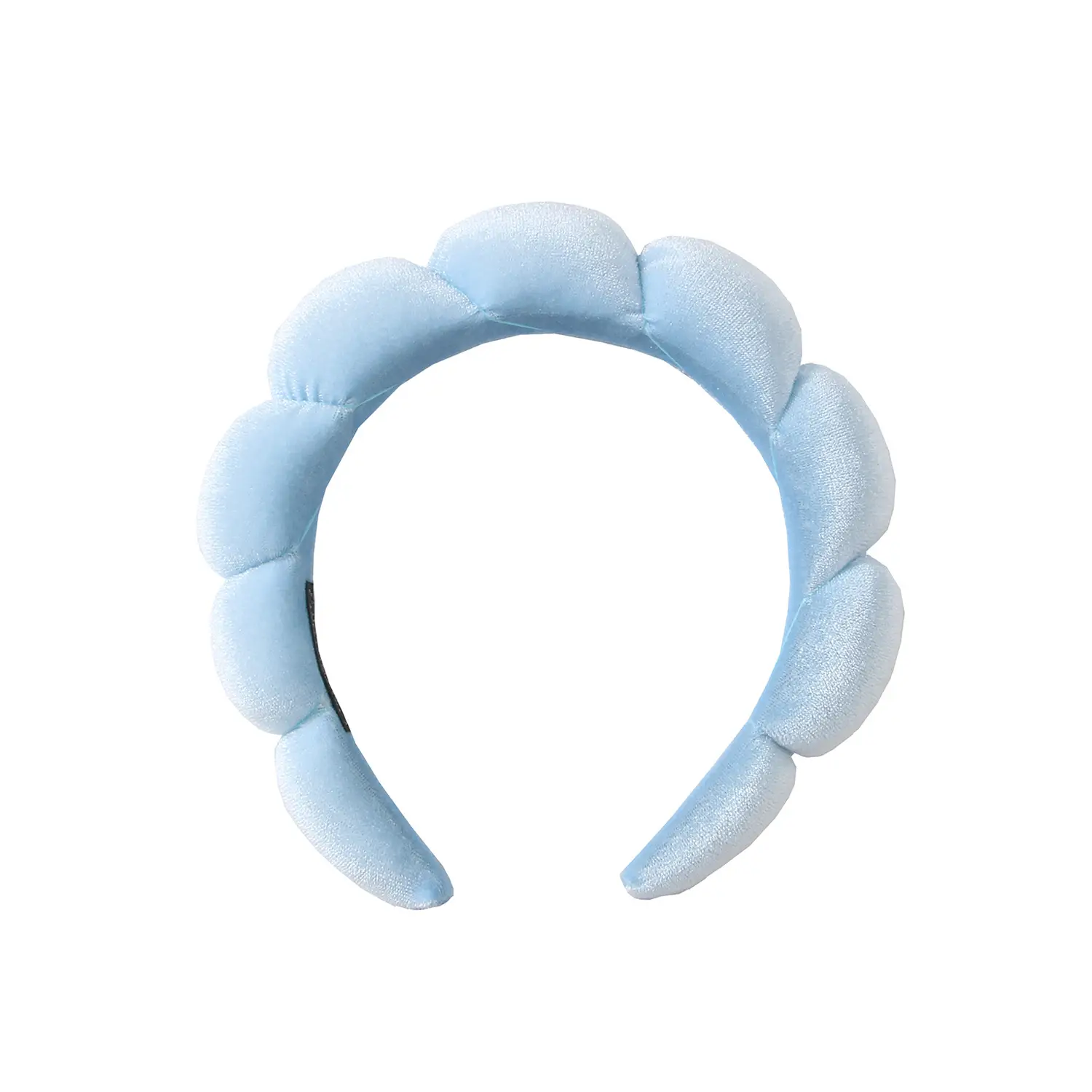 Blue Velvet Water Ripple SPA Hair Band for Women