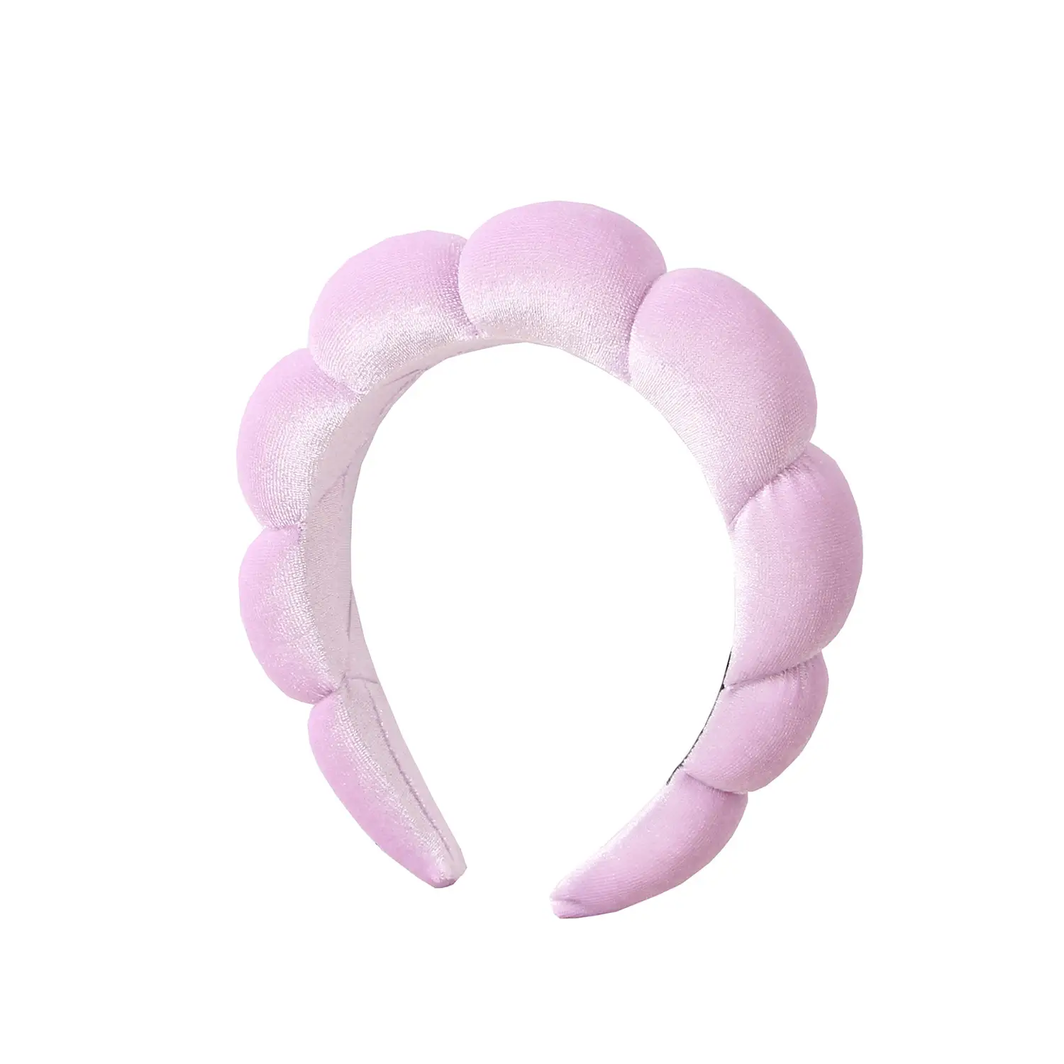 Blue Velvet Water Ripple SPA Hair Band for Women