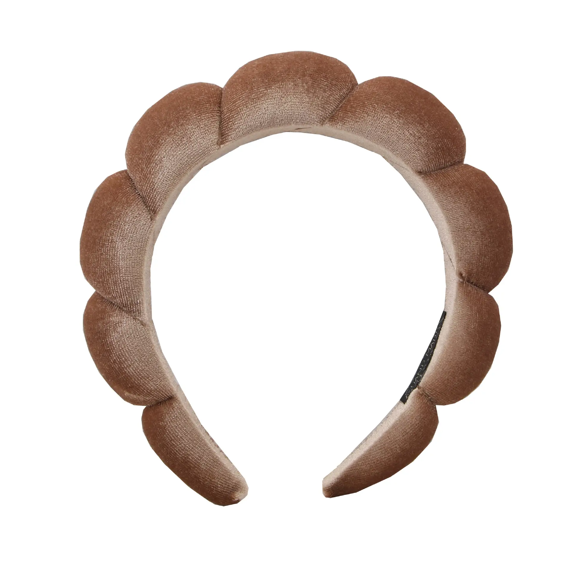 Blue Velvet Water Ripple SPA Hair Band for Women