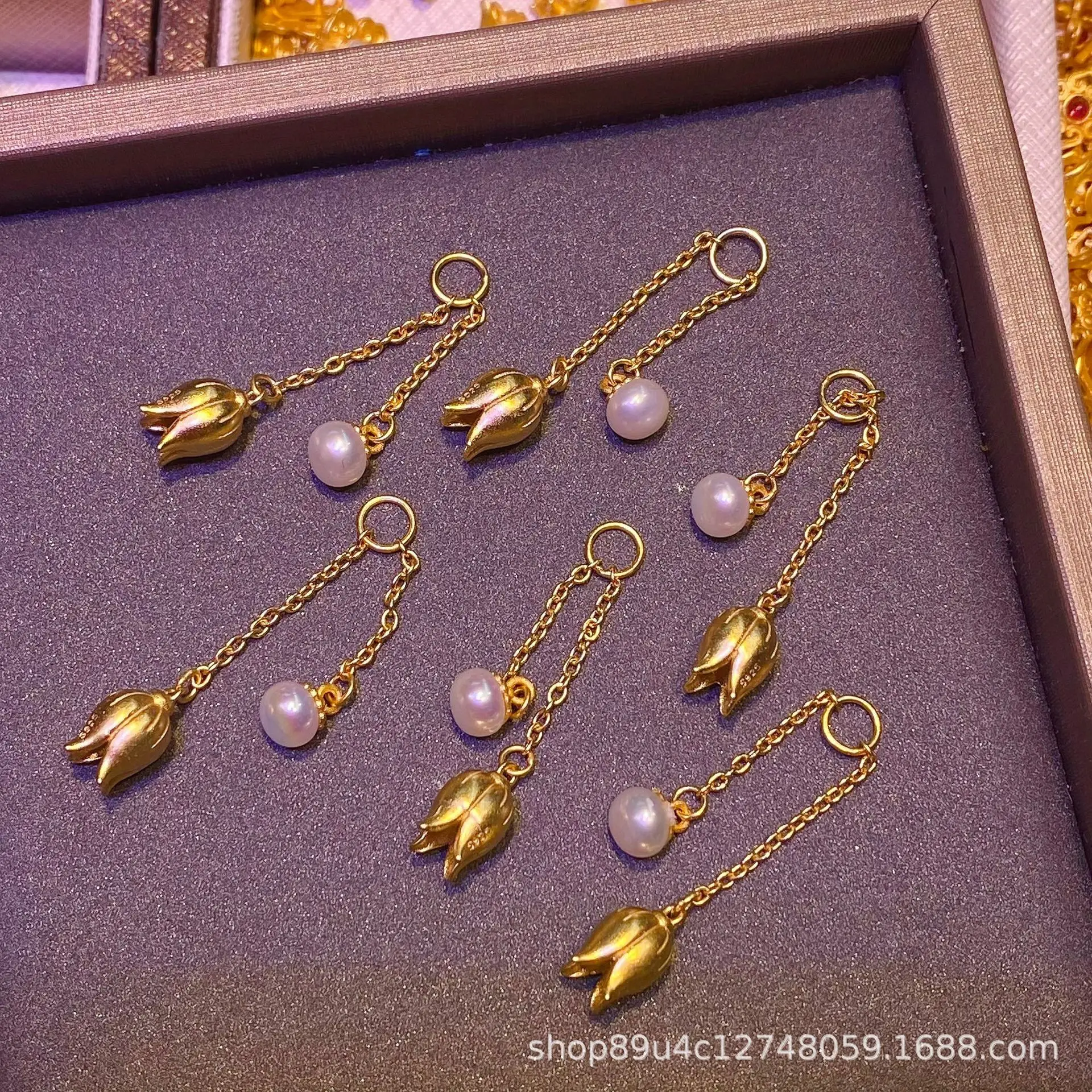 S925 Silver 24K Handmade Beaded Pendant Jewelry — feature 11