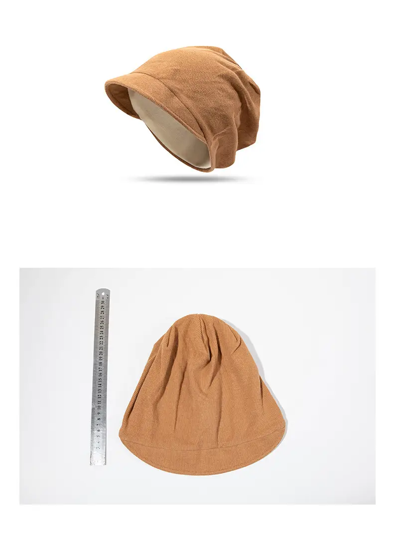 Women's Black Knitted Small Rim Hat Winter Warm — feature 7