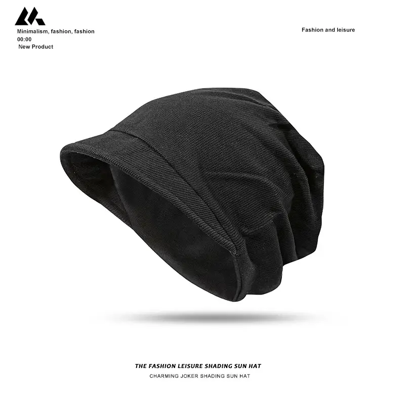 Women's Black Knitted Small Rim Hat Winter Warm — feature 9