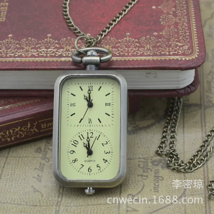 Retro Antique Pocket Watch Neck Chain Sweater Watch - Image 4