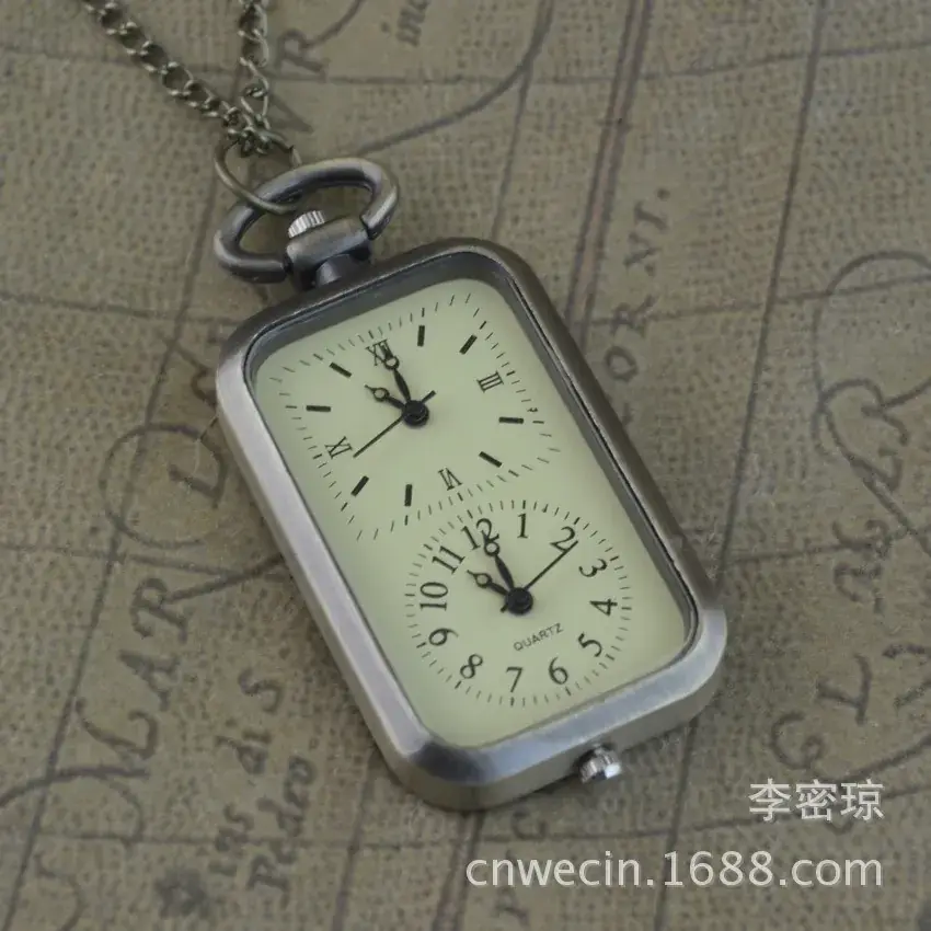 Retro Antique Pocket Watch Neck Chain Sweater Watch — feature 5