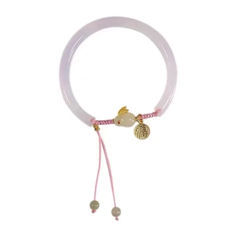 Red Jade Rabbit Bracelet for Girls Summer Transfer — feature 18
