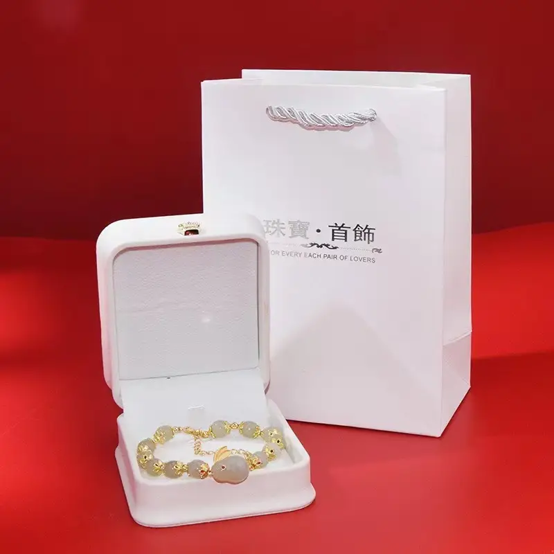 Red Jade Rabbit Bracelet for Girls Summer Transfer - Image 2