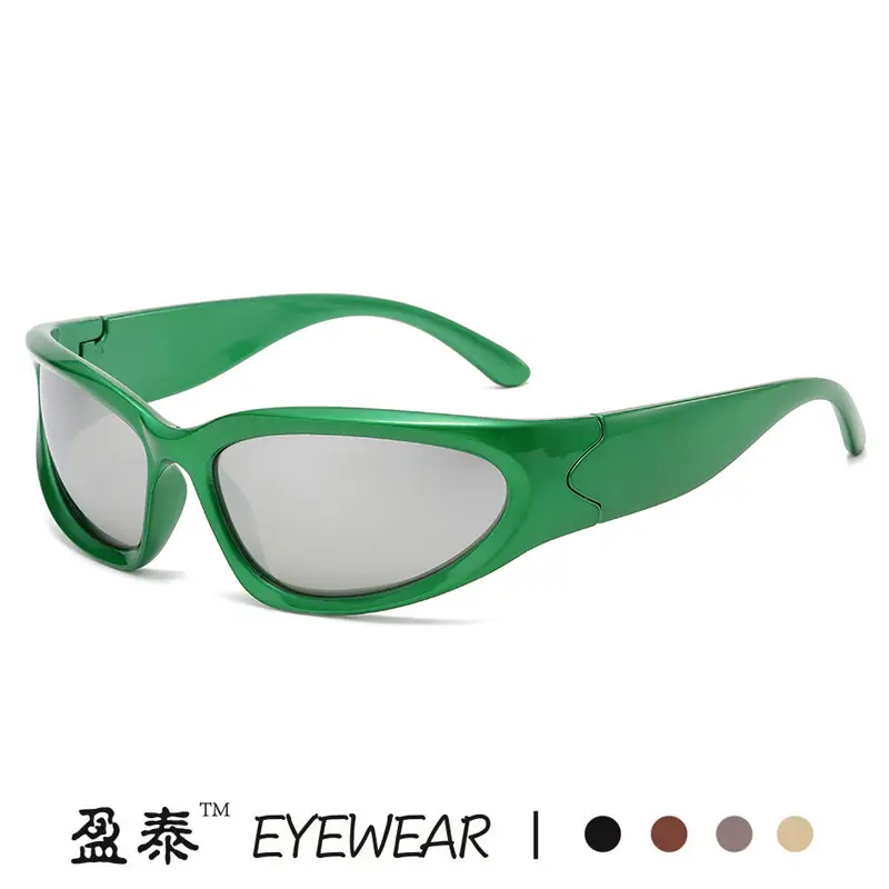 Black Silver Film Sunglasses for Women - Image 21