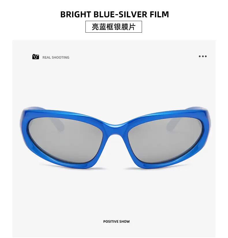 Black Silver Film Sunglasses for Women — feature 25