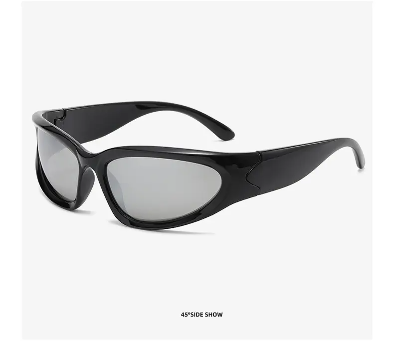 Black Silver Film Sunglasses for Women — feature 36