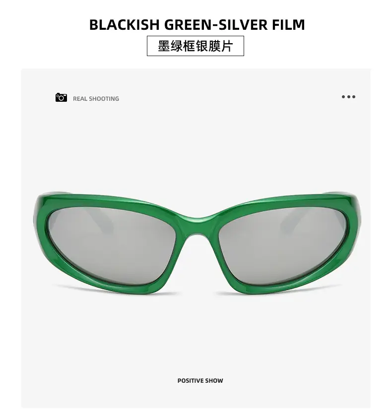 Black Silver Film Sunglasses for Women — feature 45