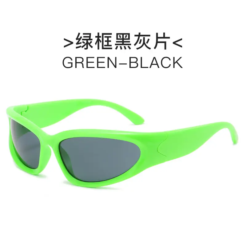 Black Silver Film Sunglasses for Women - Image 15