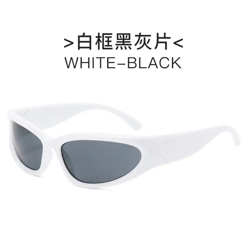 Black Silver Film Sunglasses for Women - Image 18