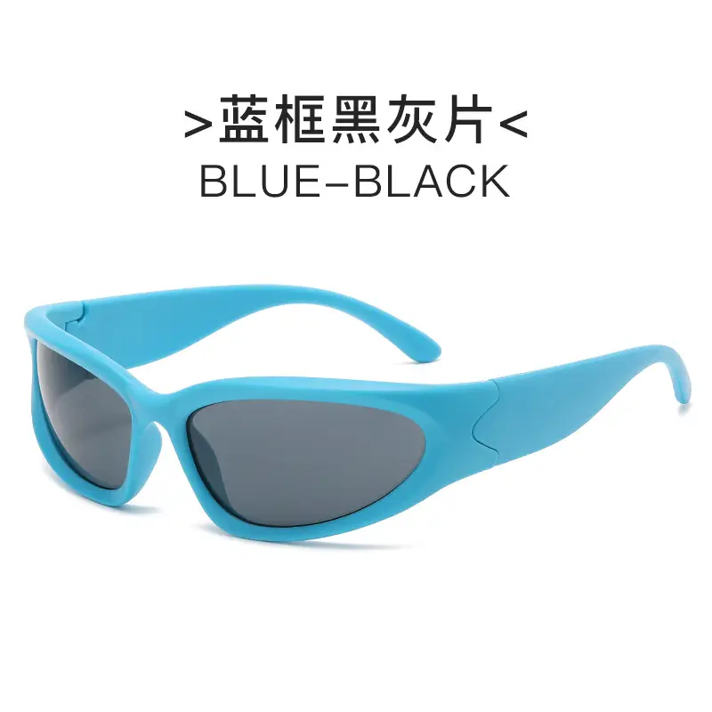 Black Silver Film Sunglasses for Women - Image 4