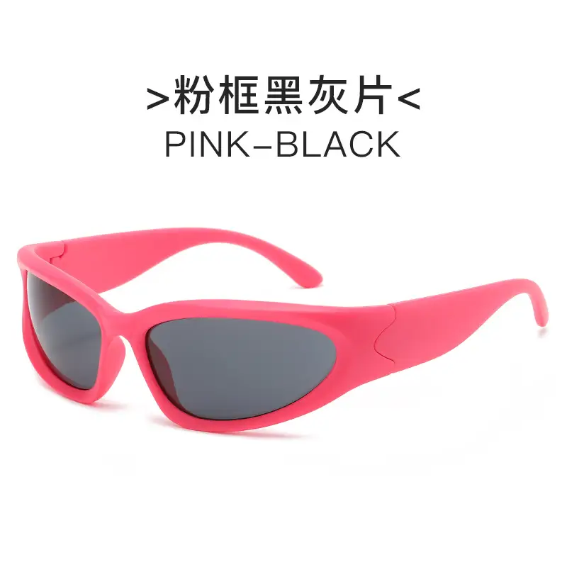 Black Silver Film Sunglasses for Women - Image 5