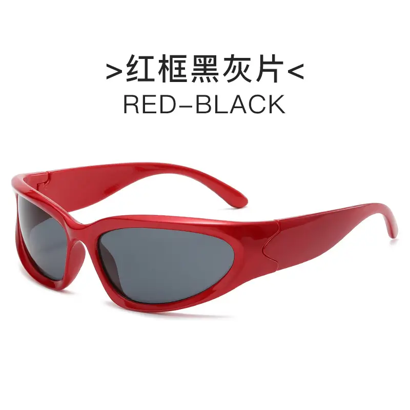 Black Silver Film Sunglasses for Women - Image 7
