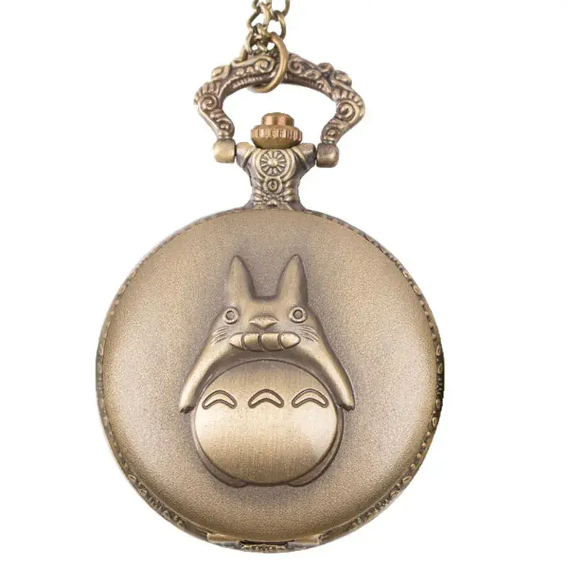 Nostalgic Cross Mirror Anime Cartoon Bronze Pocket Watch — feature 1
