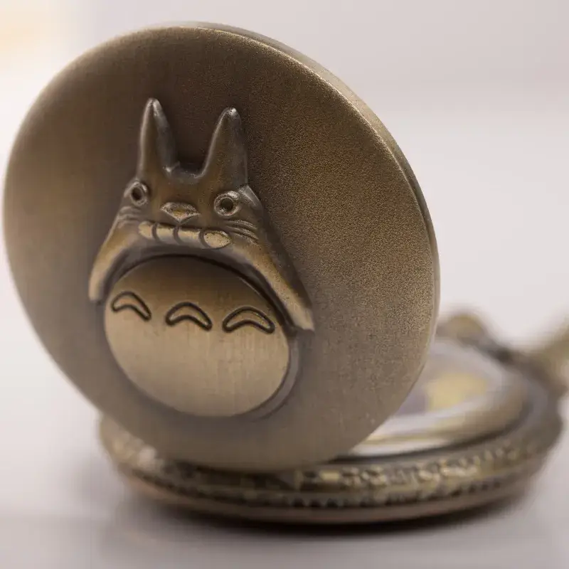 Nostalgic Cross Mirror Anime Cartoon Bronze Pocket Watch — feature 12