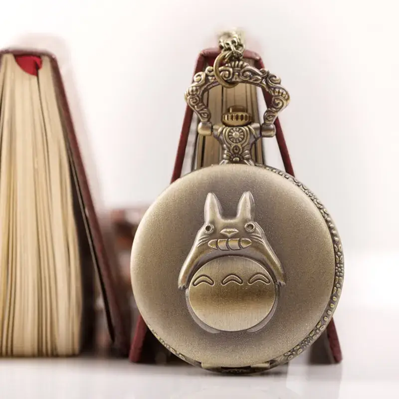 Nostalgic Cross Mirror Anime Cartoon Bronze Pocket Watch — feature 14