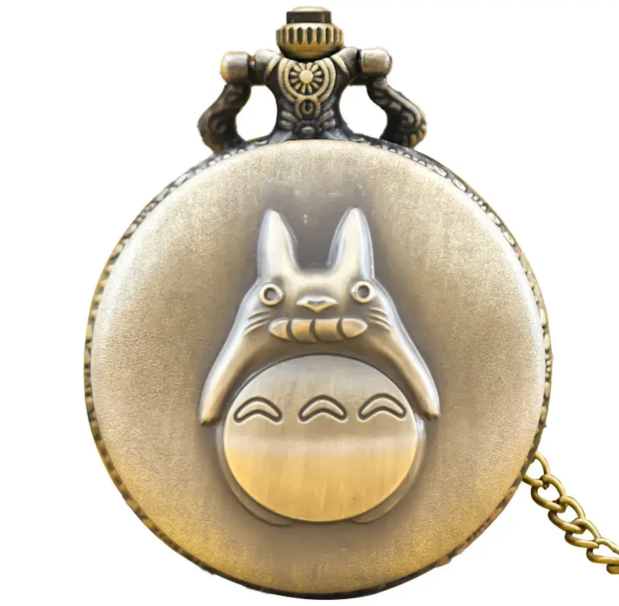 Nostalgic Cross Mirror Anime Cartoon Bronze Pocket Watch — feature 4