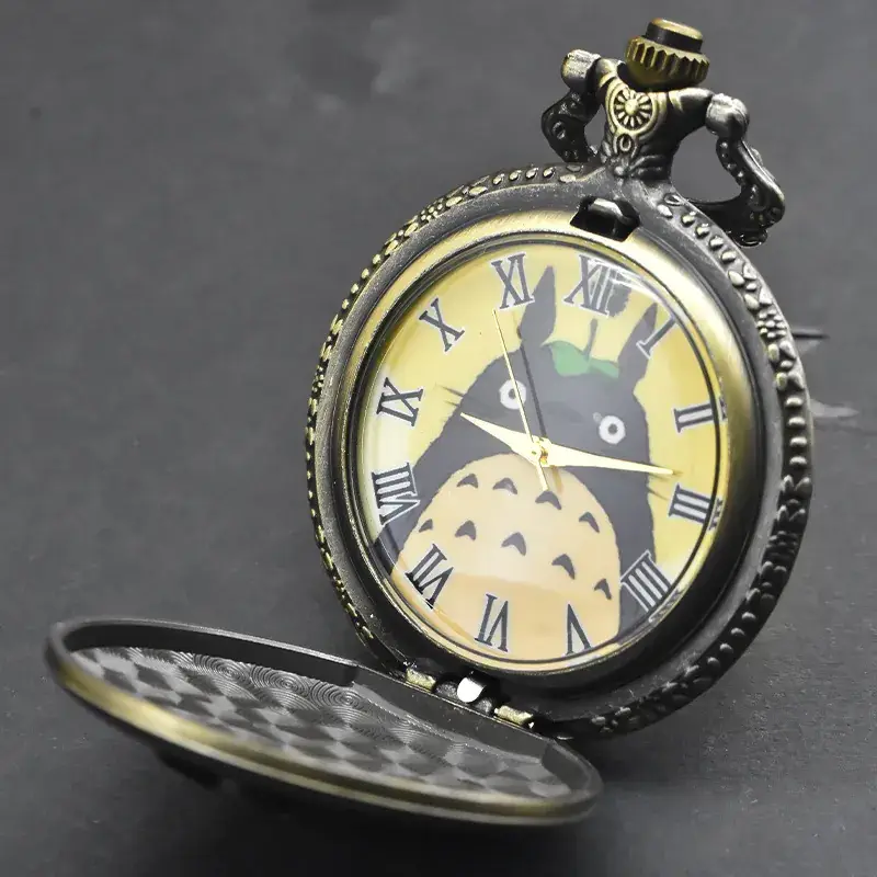 Nostalgic Cross Mirror Anime Cartoon Bronze Pocket Watch — feature 7