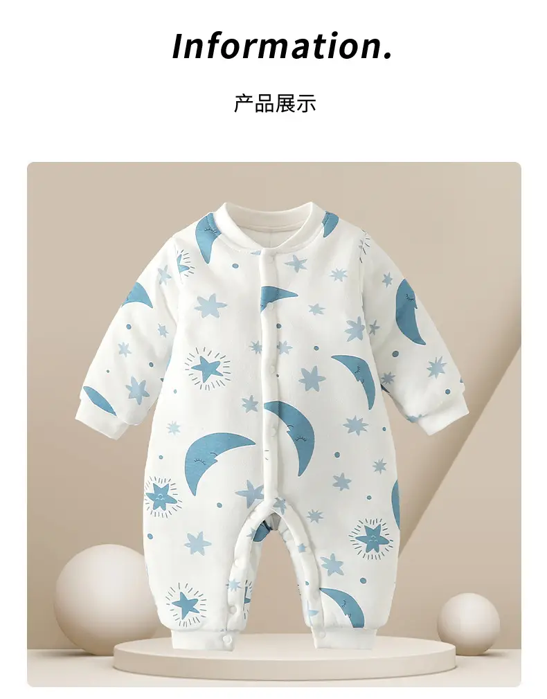 Baby Cotton Jumpsuit Winter Warm Newborn Coat — feature 36