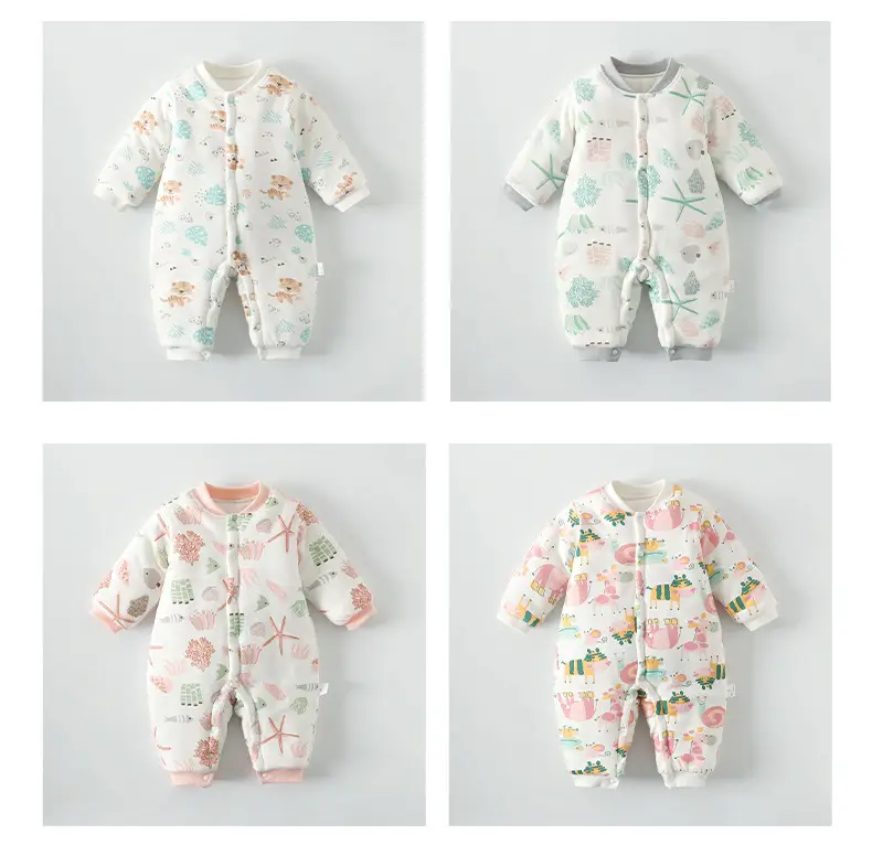 Baby Cotton Jumpsuit Winter Warm Newborn Coat — feature 37