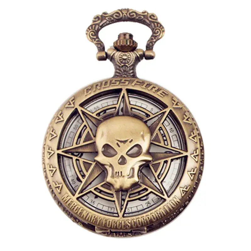 Naruto Cross Mirror Pocket Watch Necklace for Men Women - Image 5