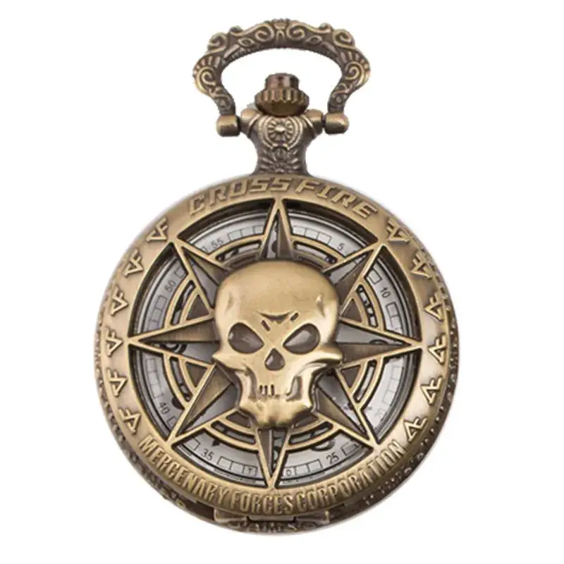 Naruto Cross Mirror Pocket Watch Necklace for Men Women — feature 1