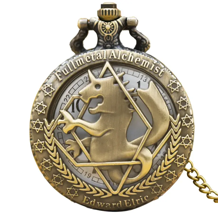 Naruto Cross Mirror Pocket Watch Necklace for Men Women — feature 8