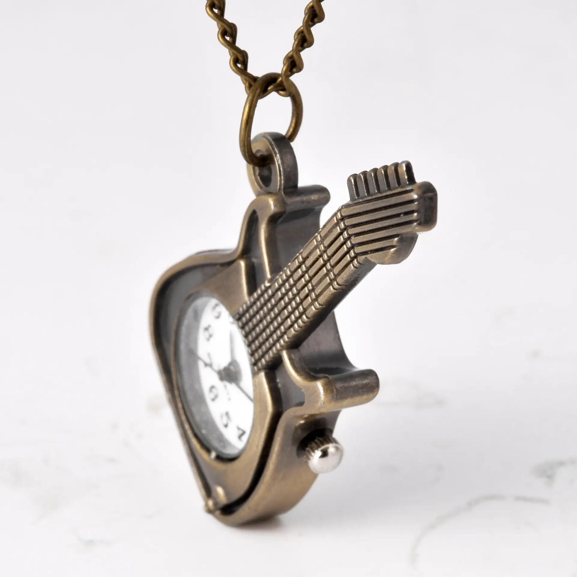 Lucky Star Pendant Antique Copper with Crystal Accents — feature 5