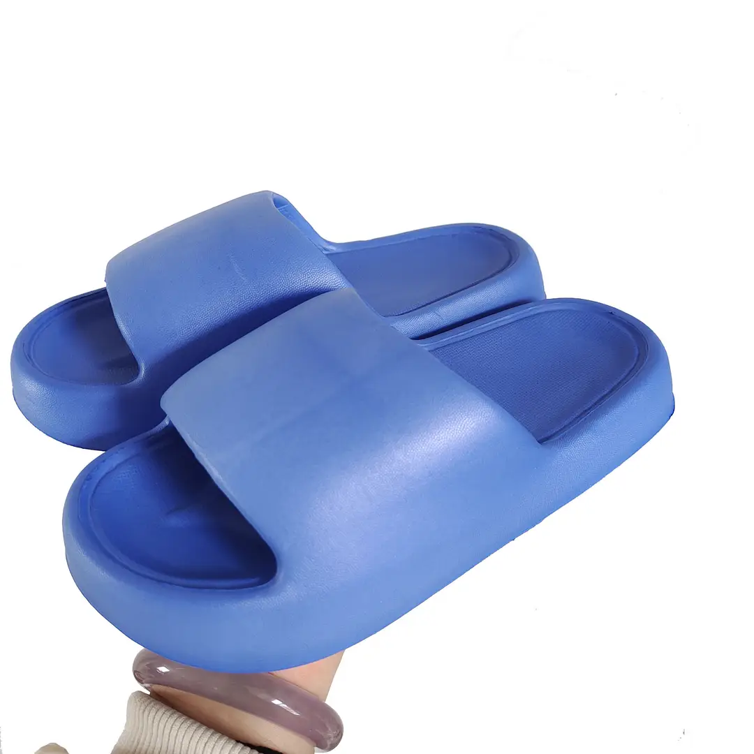 Cross-Border Foreign Trade Eva Thick-Soled Slippers for Women and Couples, Soft-Soled Bathroom Slippers for Men, Non-Slip, Wholesale