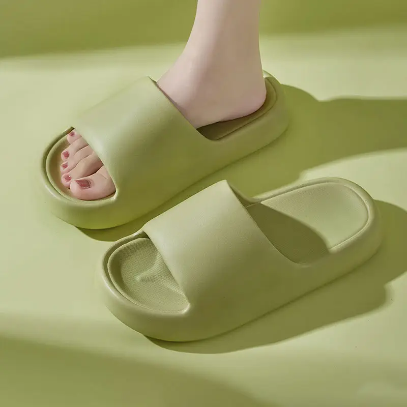 Cross-Border Foreign Trade Eva Thick-Soled Slippers for Women and Couples, Soft-Soled Bathroom Slippers for Men, Non-Slip, Wholesale