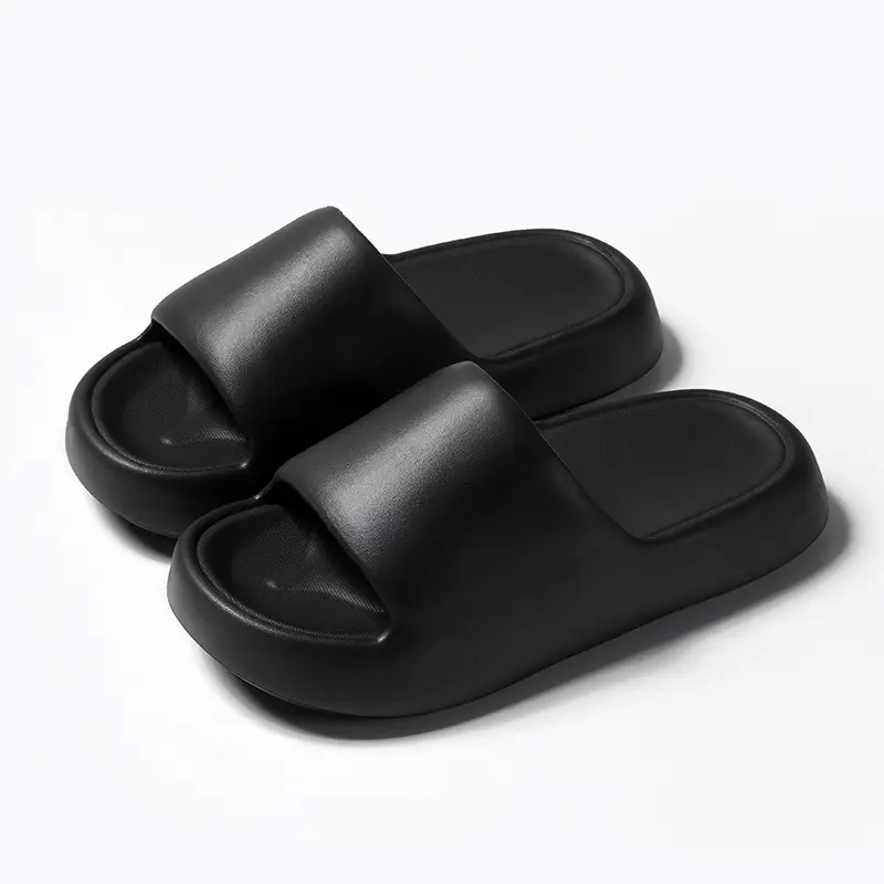 Cross-Border Foreign Trade Eva Thick-Soled Slippers for Women and Couples, Soft-Soled Bathroom Slippers for Men, Non-Slip, Wholesale