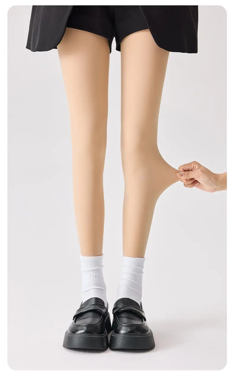 Women's Black Fleece Lined Cross-Border Vc Pantyhose — feature 12