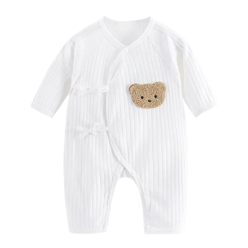 Newborn Pure Cotton Bodysuit with Butterfly Design - Image 9