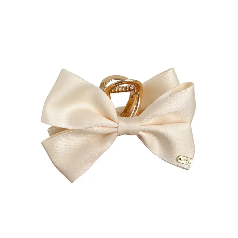 New Simple Fashion Bow Headwear Grab Clip Back Head Disc Hair Clip - Image 6