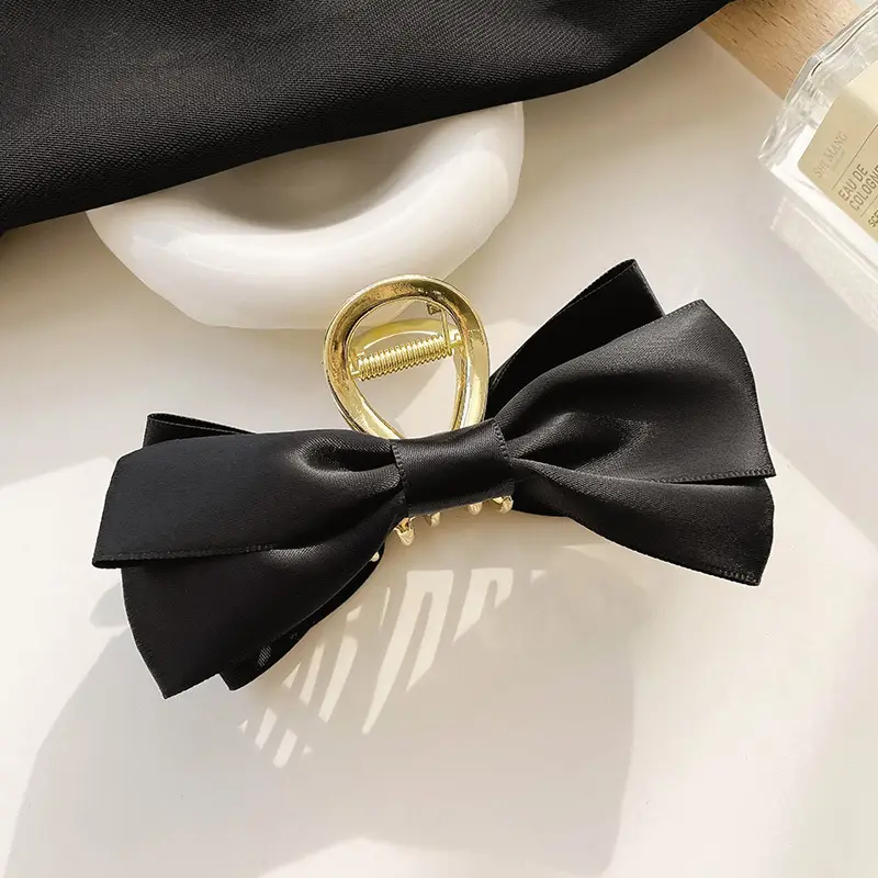 Large Shark Clip Black Hair Clip for Women