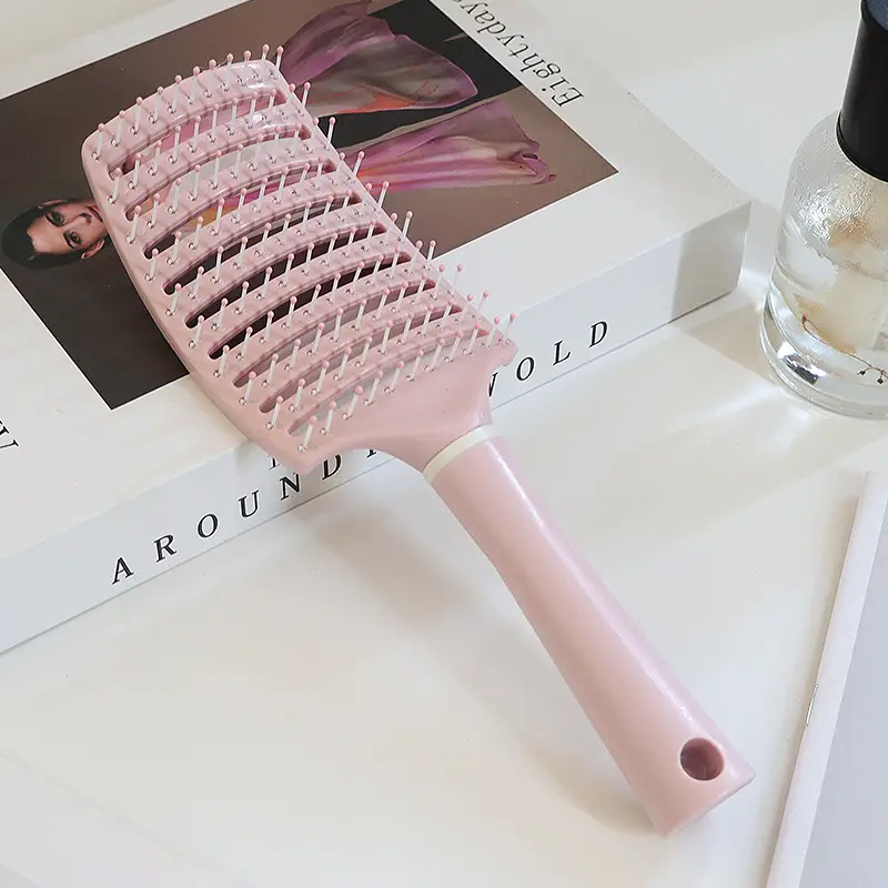 6H big bend comb-pink