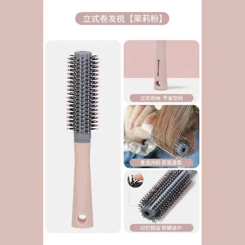 6H Curling Comb-Pink