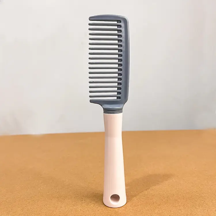 Women's Anti-Static Hair Comb with Ribs & Cushion Design