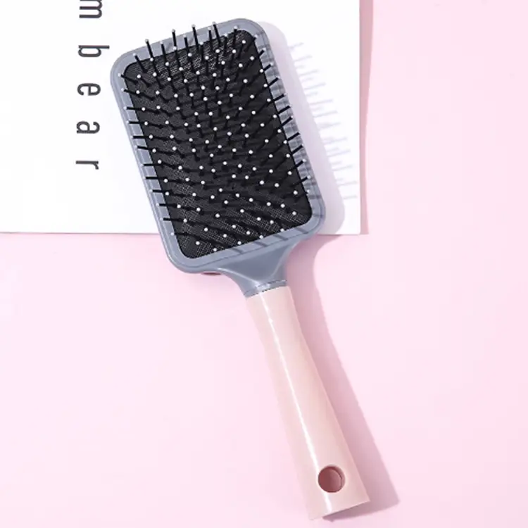 Women's Anti-Static Hair Comb with Ribs & Cushion Design
