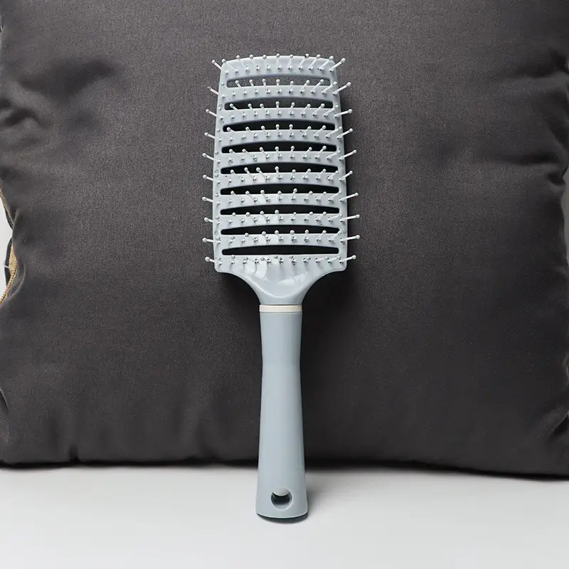 Women's Anti-Static Hair Comb with Ribs & Cushion Design