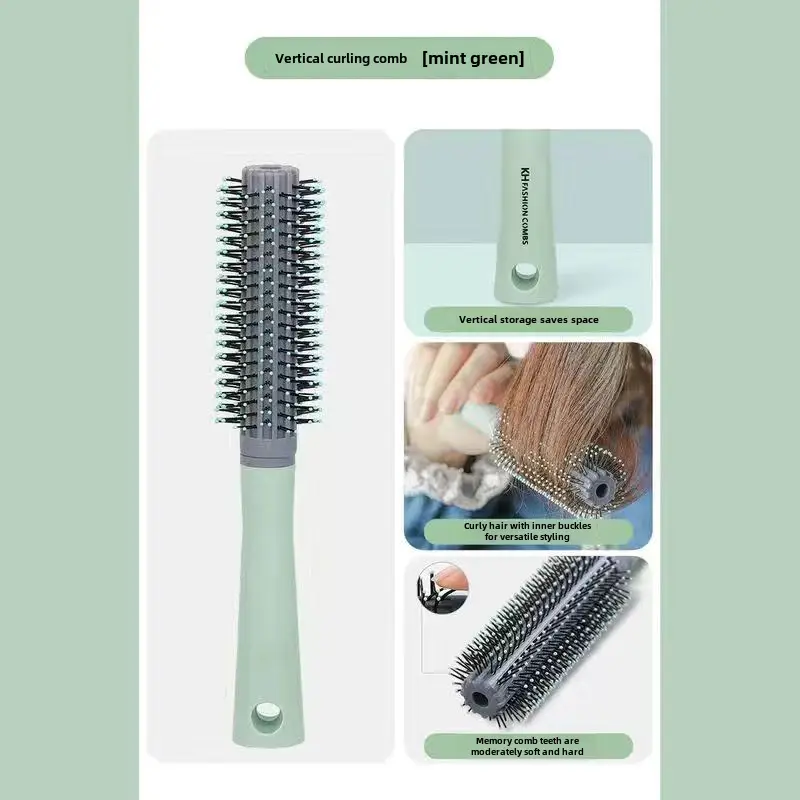 Women's Anti-Static Hair Comb with Ribs & Cushion Design