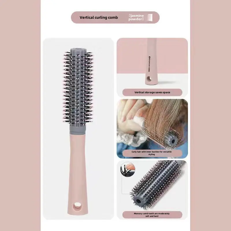 Women's Anti-Static Hair Comb with Ribs & Cushion Design