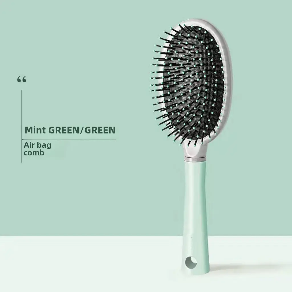 Women's Anti-Static Hair Comb with Ribs & Cushion Design